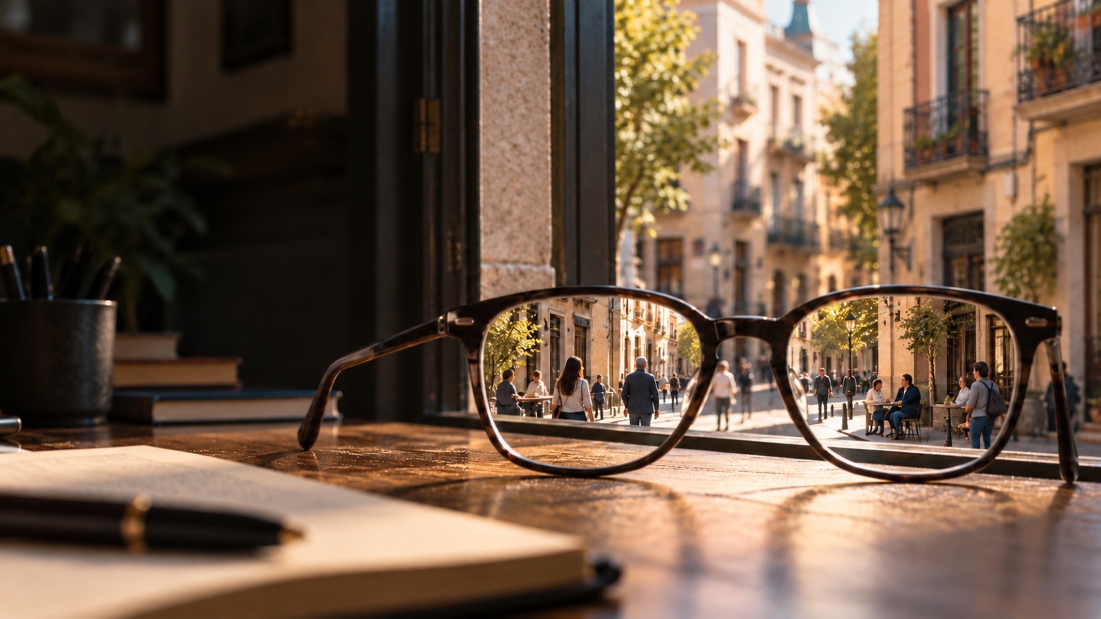 Gafas con gente
