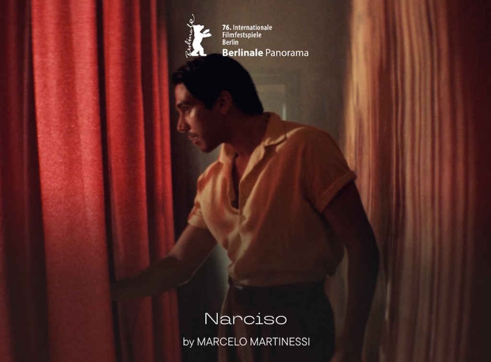 Cartel promocional de Narciso, de Marcelo Martinessi