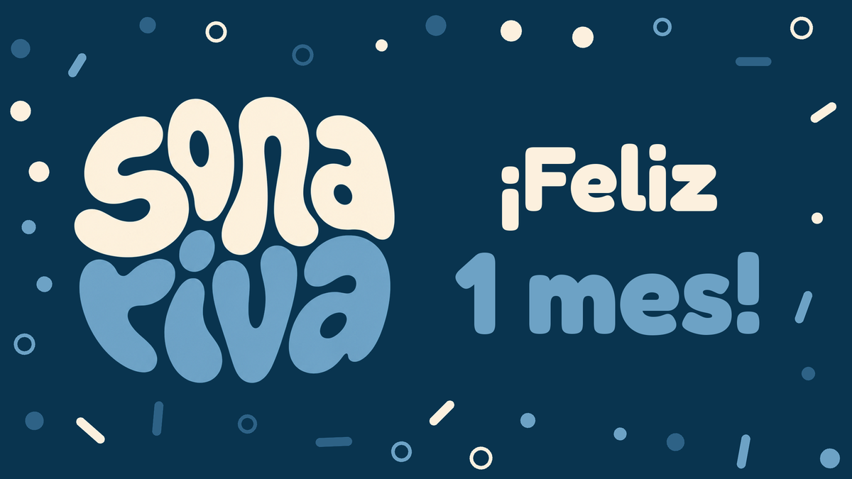 ¡Feliz 1 mes!
